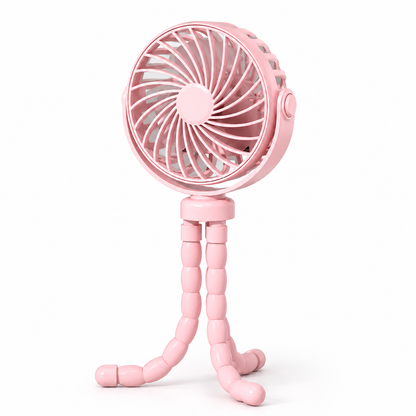 Rechargeable Stroller Fan with Flexible Tripod & 3 Speeds