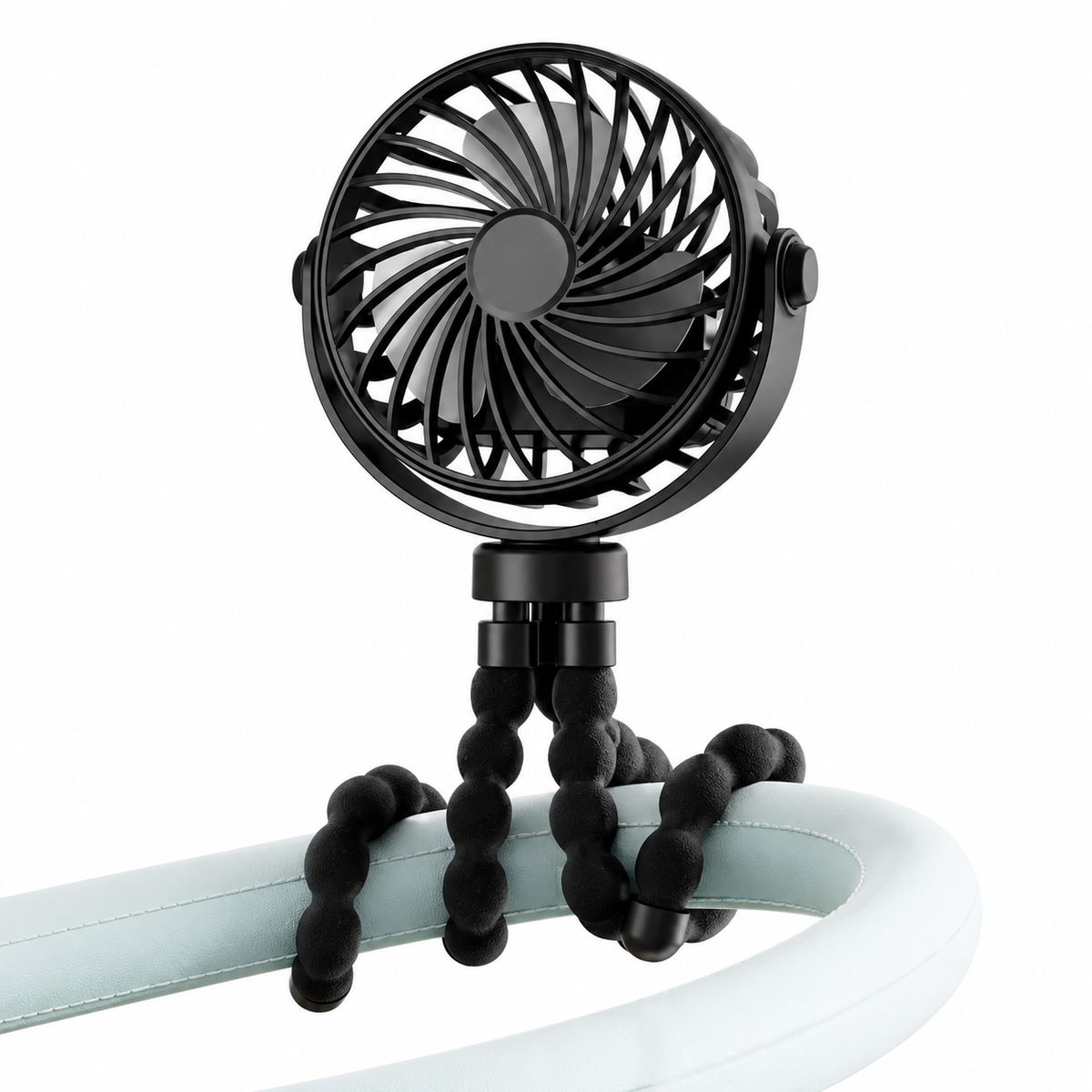 Rechargeable Stroller Fan with Flexible Tripod & 3 Speeds