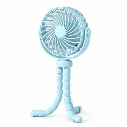 Rechargeable Stroller Fan with Flexible Tripod & 3 Speeds